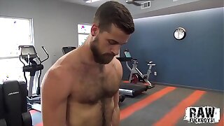 RawFuckBoys - Young hairy gleam strokes big cock solo pass muster hot workout